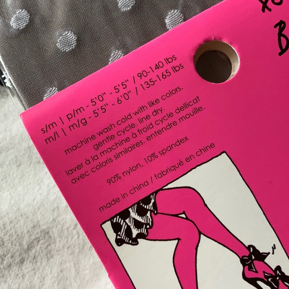 Betsey Johnson tights - Picture 4 of 4